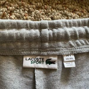 Lacoste tapered Sweatpants (NWOT) in excellent condition and never worn